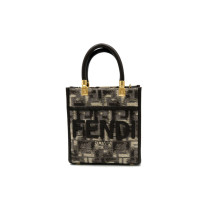 Fendi Sunshine Small Tela Marrone