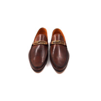 Fendi Mocassini Cuoio Marrone