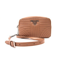 Prada Diagramme Tracolla Pelle Beige