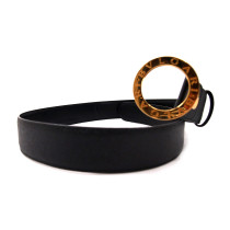 Bulgari Cintura Pelle Nera