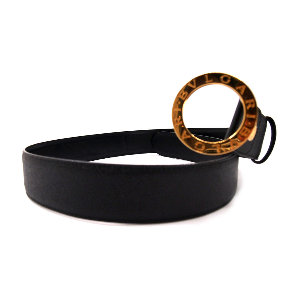 Bulgari Cintura Pelle Nera