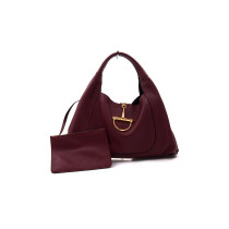 Gucci Soft Bit Maxi Pelle Bordeaux