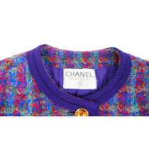 Chanel Giacca Tessuto Viola
