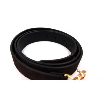 Gucci Cintura Pelle Scamosciata Marrone