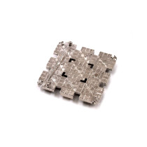 Chanel Spilla Metallo Argento