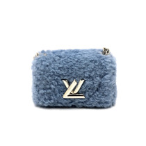 Louis Vuitton Twist Shearling Azzurro