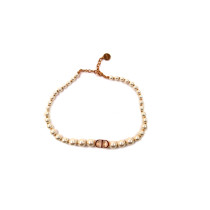 Dior Collana 30 Montaigne Metallo Dorato e Perle