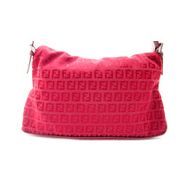 Fendi Baguette Zucca Bordeaux
