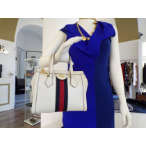 Gucci Tracolla Ophidia Pelle Avorio