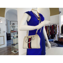 Gucci Tracolla Ophidia Pelle Avorio