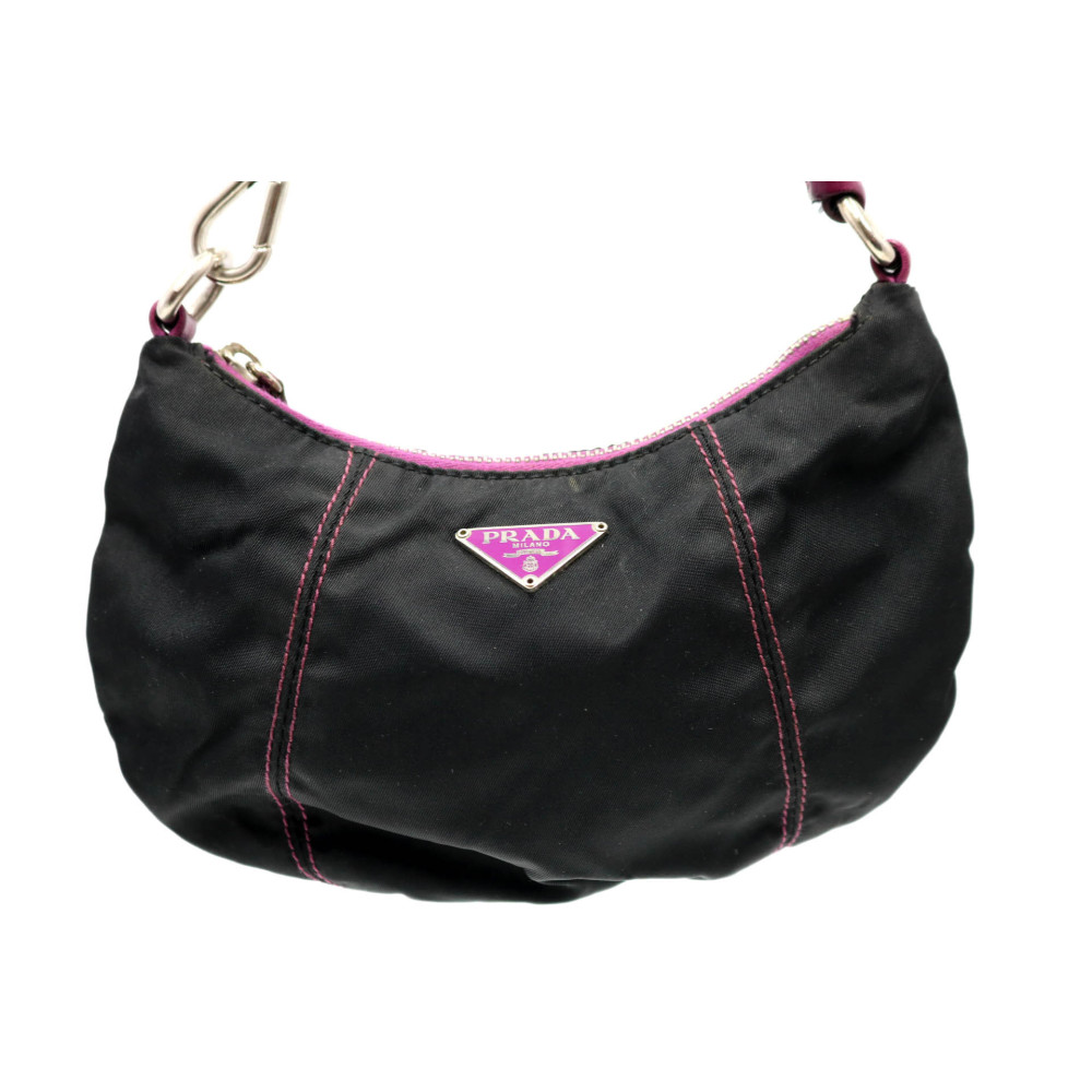 Prada Pochette Nylon Nero e Viola