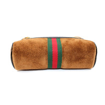 Gucci Marsupio Ophidia Pelle Scamosciata Marrone