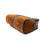 Gucci Marsupio Ophidia Pelle Scamosciata Marrone