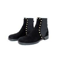 Valentino Stivaletto Camoscio Nero