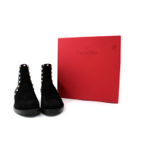 Valentino Stivaletto Camoscio Nero