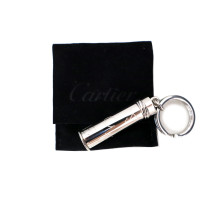 Cartier Portachiavi Accessorio da Borsa Acciaio Argento
