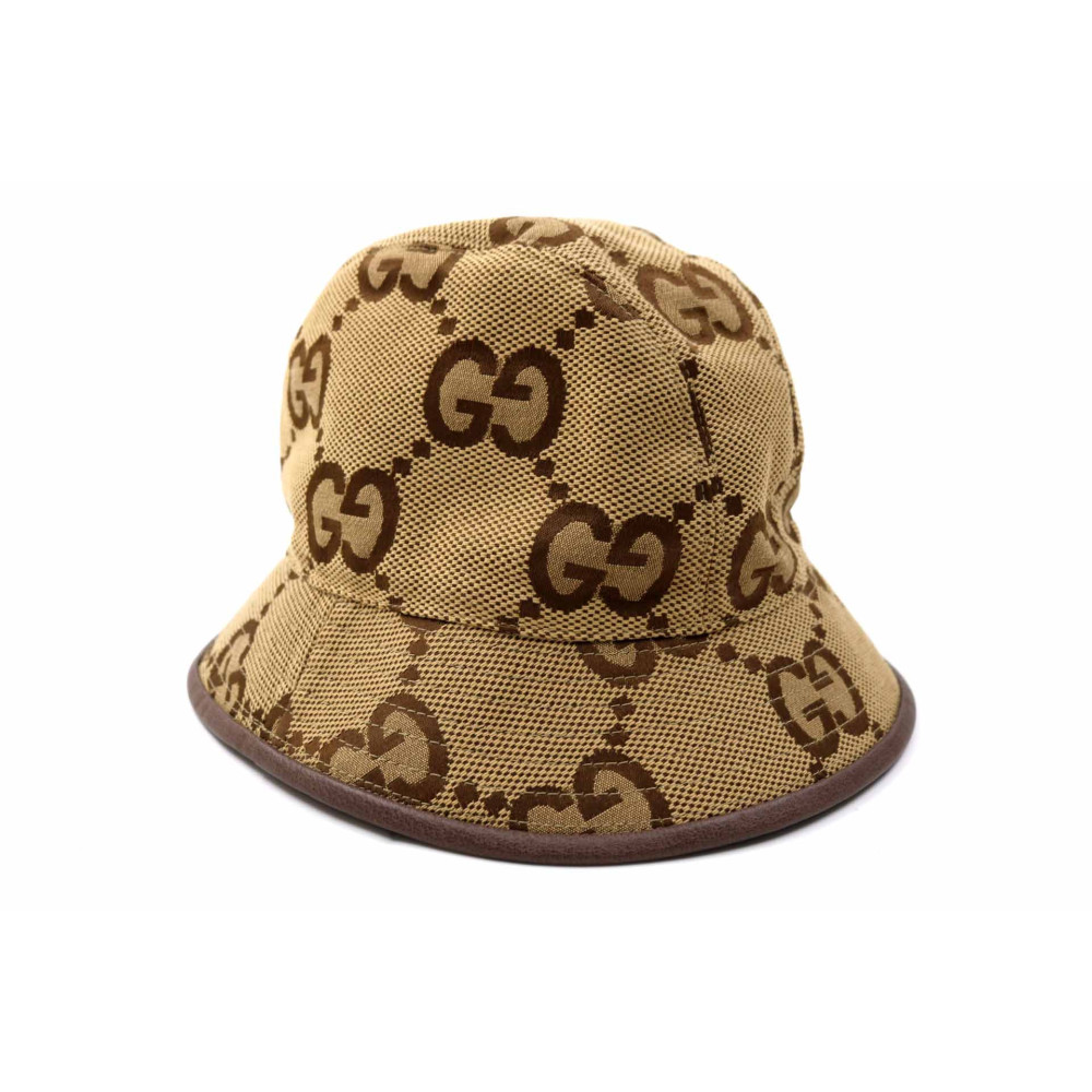 Gucci Cappello Tela Beige