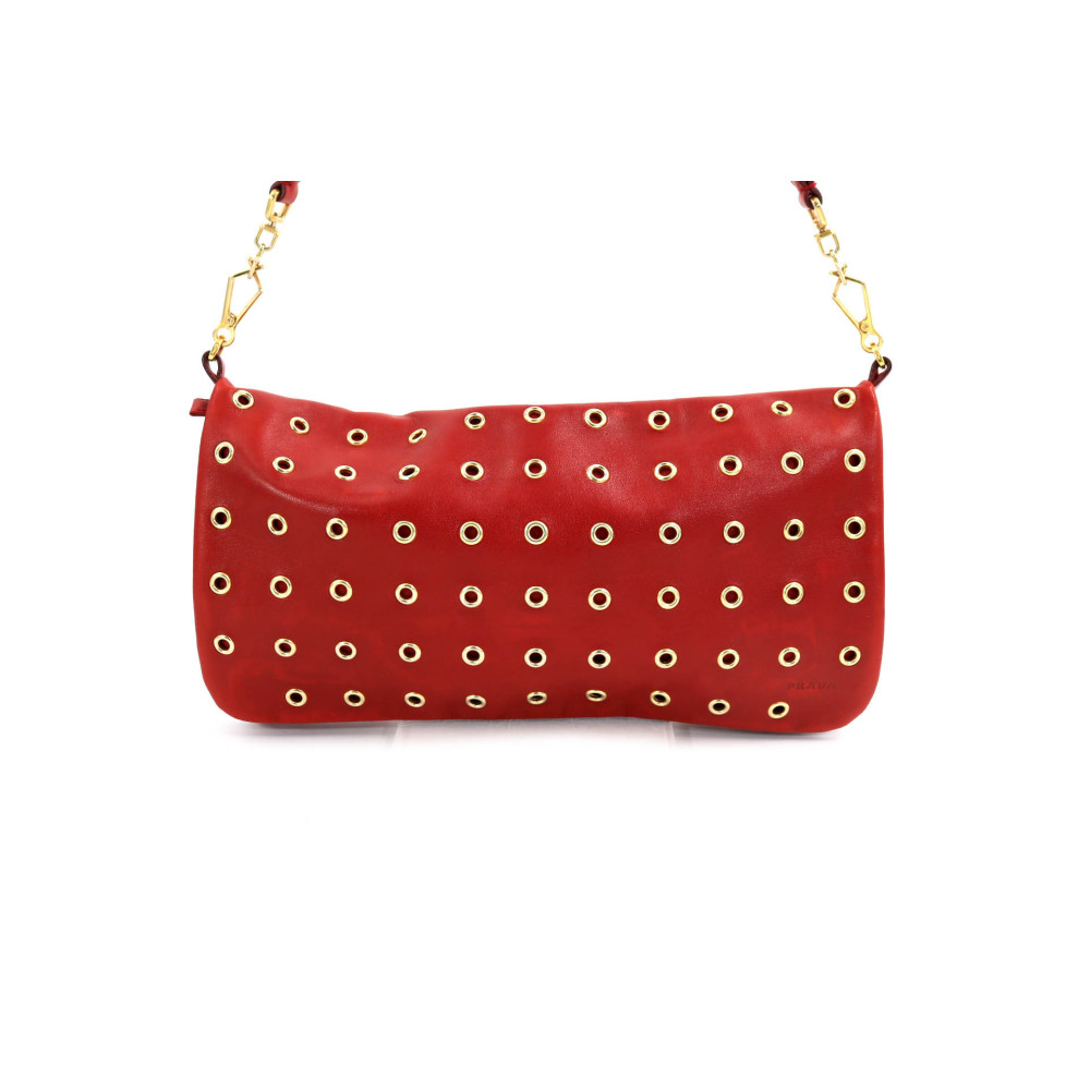 Prada Pochette Pelle Rossa