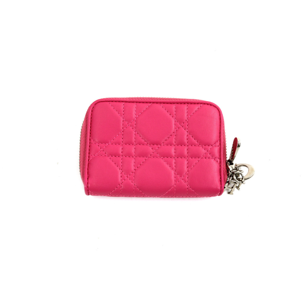 Dior Portafoglio Lady Voyagem Pelle Rosa