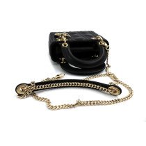 Dior Lady Piccola Pelle Blu Scuro