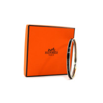 Hermes Bracciale Metallo e Smalto Nero