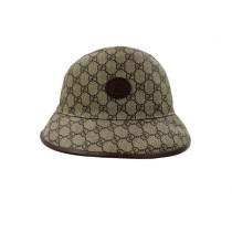 Gucci Cappello Pelle Beige