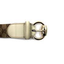 Gucci Cintura Pelle Beige