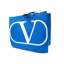 Valentino Shopping Pelle Blu