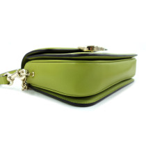 Gucci Tracollina Tessuto Verde e Giallo