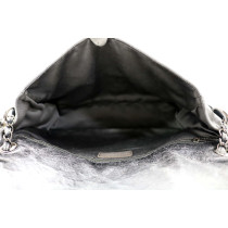 Chanel Vinyl Quilted Pelle Ombre Grigio