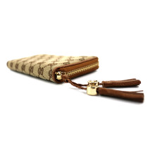 Gucci Portafoglio Zippy GG Beige