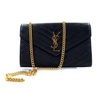 Saint Laurent Cassandre Pelle Nera