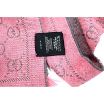 Gucci Sciarpa Lana Rosa