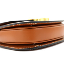 Celine Clea Mini Tela Triomphe Marrone