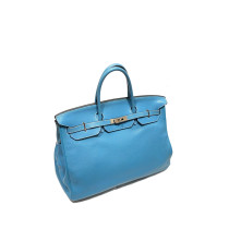 Hermes Birkin 40 Pelle Azzurro