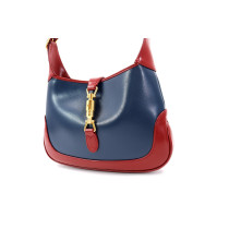 Gucci Jackie Pelle Blu e Rossa