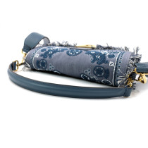 Fendi Baguette Denim Blue