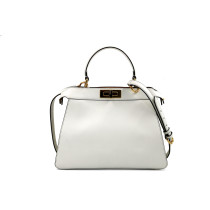 Fendi Peekaboo Iseeu Medium Pelle Bianca