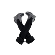 Gucci Stivali Pelle e Lana Nera