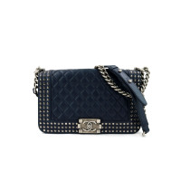 Chanel Le Boy Limited Pelle Blu