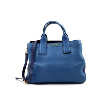 Miu Miu Tote Caribu Pelle Blu Bicolor