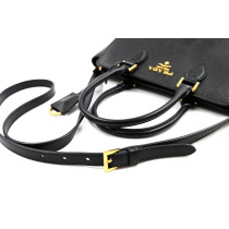 Prada Shopping Pelle Nera