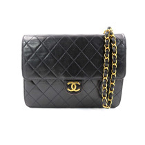 Chanel Lambskin Matelasse' Pelle Nera