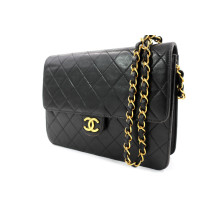 Chanel Lambskin Matelasse' Pelle Nera