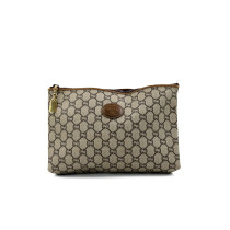 Gucci Pochette Plus Vintage GG Beige