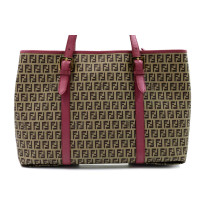 Fendi Tote Media Zucca Marrone