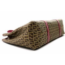 Fendi Tote Media Zucca Marrone