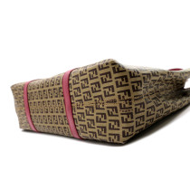 Fendi Tote Media Zucca Marrone