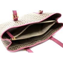 Fendi Tote Media Zucca Marrone