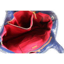 Miu Miu Tote Twisted Vernis Blu